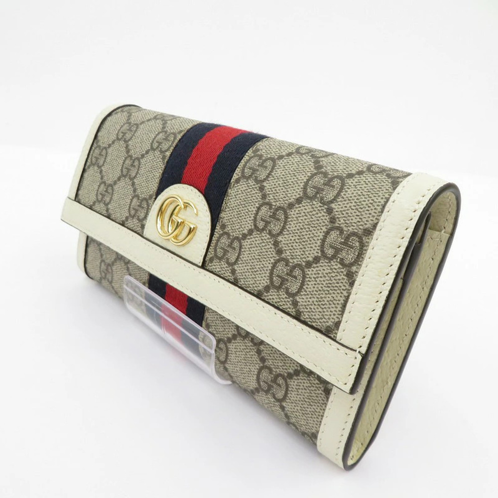 Gucci GG Supreme Ophidia Continental Wallet Long Multicolor